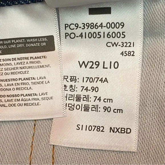 Levis 405 Standard Shorts Mens Size 29 Denim Cotton 10” Inseam - Picture 14 of 16